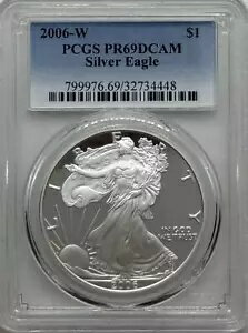 2006 W プルーフ シルバー イーグルス PCGS PR-69 DCAM
