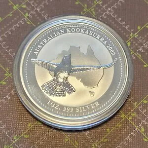 2002 オーストラリア 1 オンス クッカブラ銀貨