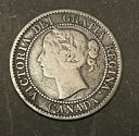 希少な 1858 年カナダ ビクトリア 1 セント コイン(3)