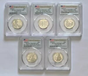 2024 S 25C クラッド レディース クォーター セット PCGS PR69DCAM ファースト ストライク