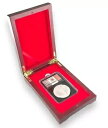 2023 メキシコ 1 オンス シルバー リベルタ NGC MS70 ブラック コア - 国旗ラベル 木箱付き(3)