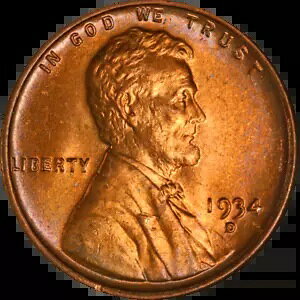 1934-D リンカーン セント - GEMMY エグゼクティブ コイン カンパニーのお買い得品