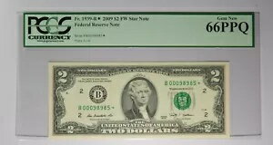 2009 $2* ˥塼衼 쥢 ΡȤΤ 128K  PCGS 66PPQ B00098985*