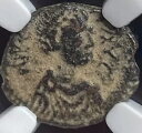NGC 認定ビザンチン帝国コイン 518-527AD 本物の古代ジャスティン I ペンタナム