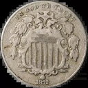 1872 シールド ニッケル Executive Coin Company のお買い得品