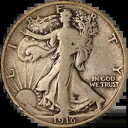 1916-P ウォーキング リバティ ハーフ エグゼクティブ コイン カンパニーのお買い得品