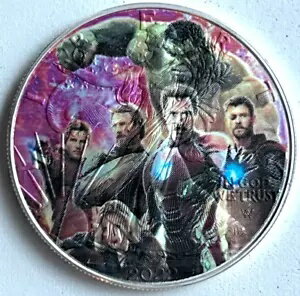 アベンジャーズ ハルク インフィニティ ウォー - アメリカン シルバー イーグル 1オンス 0.999 シルバー ダラー コイン