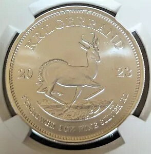 World Currency - Coins - ???? 2023 南アフリカ 1オンス シルバー クルーガーランド NGC MS69 ブラウンラベル