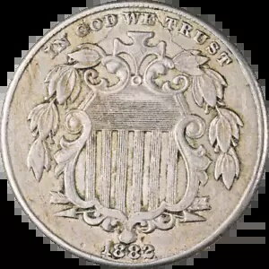 1882 シールド ニッケル Executive Coin Company のお買い得品