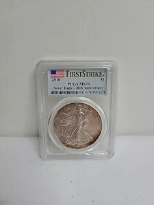 2016 PCGS MS70 トーン $1 ASE 30 周年記念