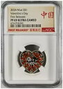 NGC PF69 FR ニウエ 2024 バレンタインデー ハート シルバー コイン 10g スワロフスキー クリスタル