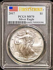 2017 $1 С ꥫ  MS 70 ե ȥ饤 PCGS # 83026306 + ܡʥ
