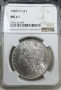 1888 O モーガン NGC - MS63 ( 300944 )