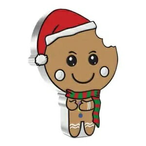 ジンジャーブレッドマン クリスマス ちびコイン コレクション 2021 1 オンス シルバー プルーフ コイン..