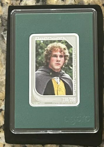 楽天WORLD RESOURCE【KING店】2024 ニウエ $2 ロード オブ ザ リング ミント トレーディング コイン グリーン エメラルド メリー #230/250!