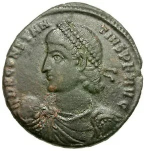 󥹥ƥ 2  (AD 337-361)  A Half Centenionalis / κ