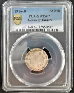 1916-D ɥ 1/2 ޡPCGS MS 67Ũʶ # 77419-3