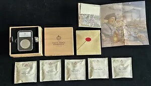 East India Company 2023 ?1 1オンス .999 シルバー プルーフ ボストン ティー パーティー OGP & 紅茶..
