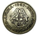 1962 年南アフリカ 1/2 セント硬貨