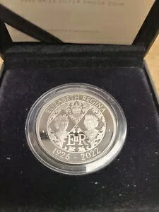 収集可能な英国王室造幣局 2022 女王エリザベス 2 世シルバー プルーフ ?5 コイン