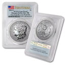 2023-S $1 シルバー モーガン PCGS GemPR リバース プルーフ ファースト ストライク フラッグ ラベル コイン(3)