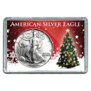 1986 $1 アメリカン シルバー イーグル クリスマス ツリー デザイン ホリデー ホルダー