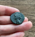 サルデーニャ島カルタゴ領(紀元前 300 〜 264 年頃)。ブロンズコイン。
