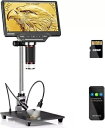 16MP コイン顕微鏡 USB HDMI デジタル顕微鏡 3X-1300X ズーム 7