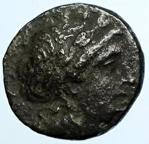 アンティオコス 2 世セレウコス朝の本物の古代ギリシャのコイン三脚アンカー i105431