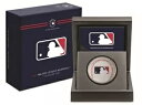 2024 ニウエ MLB ロゴ ベースボール 1 オンス シルバー カラーライズド プルーフ コイン ミント 2024 年
