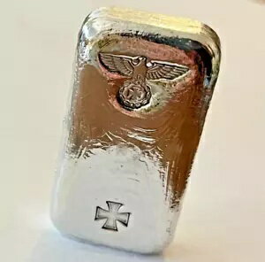 楽天WORLD RESOURCE【KING店】「1871」スタイル アイアンクロス ジャーマンイーグル 100g シルバー ハンド注ぐバー 999