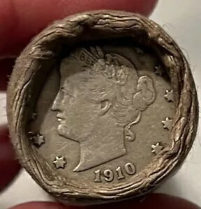 ニッケルロール - 古い初期のヴィンテージコイン - 5セント?