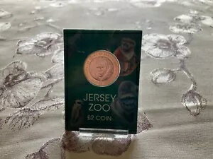 レア 2019 ベイリウィック オブ ジャージー - ジャージー動物園 ?2 コイン BUNC