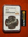 1992 D $1 シルバー オリンピック野球記念ドル NGC MS70 ブラウン ラベル