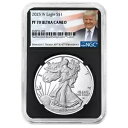 プレセール - 2025-W $1 1 オンス プルーフ アメリカン シルバー イーグル NGC PF70UC トランプ ラベル R...