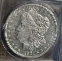 1921-D $1 モーガン シルバー ダラー AU53 詳細 ICG 4364400301 VAM-1 送料無料|詳細画像