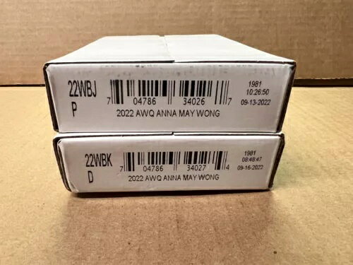 2022 PD アンナ メイ ウォン レディース クォーター 100P 100D コインバッグ 密封ボックス 22WBJ+22WBK