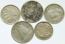 5 シルバー WORLD COINS Authentic Collection Vintage Group DEAL GIFT i115724 のロット