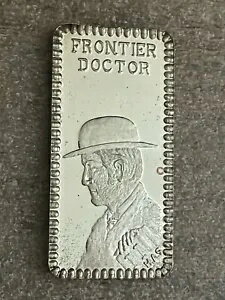レア！フロンティア ドクター 1 トロイオンス .999 ファイン シルバー プルーフ バー-ハミルトン ミント