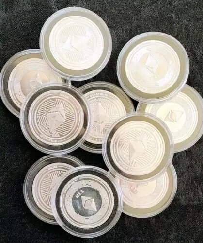 楽天WORLD RESOURCE【KING店】イーサリアム スタイル 1 オンス .999 ファイン シルバー ラウンド地金