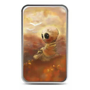 1 オンス カラー化スコッツデール ハロウィン シルバー バー (新品)