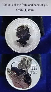 オーストラリア 1 ドル 2020 年 ザ マウス 1 オンス .999 上質銀貨 24766(3)