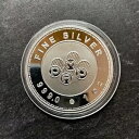 1 オンス 0.999 ファインシルバー パンプ スイス プルーフ、コインのようなホルダー付き