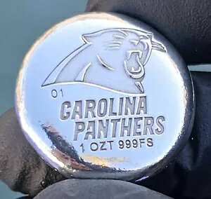 カロライナ - パンサーズ - フットボール - NFL - 1 トロイオンス - 999 ファイン シルバー(3)