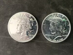 楽天WORLD RESOURCE【KING店】モーガン スタイル ピース ダラー コピー 1 オンス .999 ファイン シルバー ラウンド