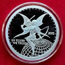 2015 Silverbug Community Fairy Archer 1 オンス .999 シルバー プルーフ ラウンド