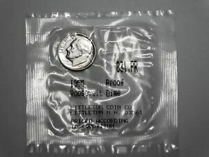 OLD US COINS 1955 ルーズベルト ダイム 10 セント プルーフ by LITTLETON COIN CO(3)