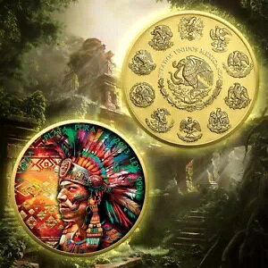 2023 アステカ メンズ - アステカ エンパイア シリーズ 1 オンス シルバー リベルタ コイン