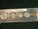 1918 素敵な循環年セット - ヴィンテージ 5 コイン セット(3)