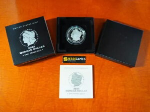 2023 $1 S プルーフ シルバー モーガン ドル 箱付き/COA サンフランシスコ造幣局 コード 23XF
